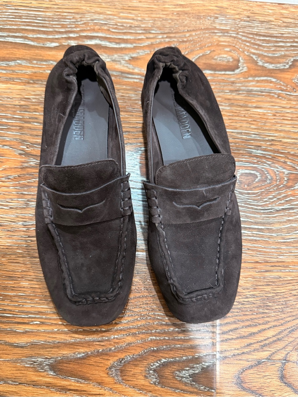 Steve Madden Women's Este Block Heel Loafers - Picture 6 of 8